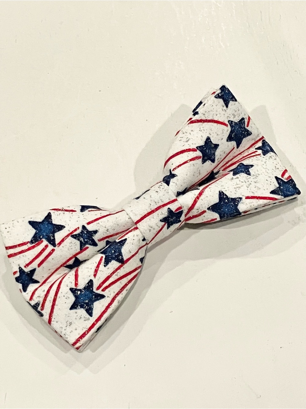 Pet Bowtie in Patriotic Stars & Stripes